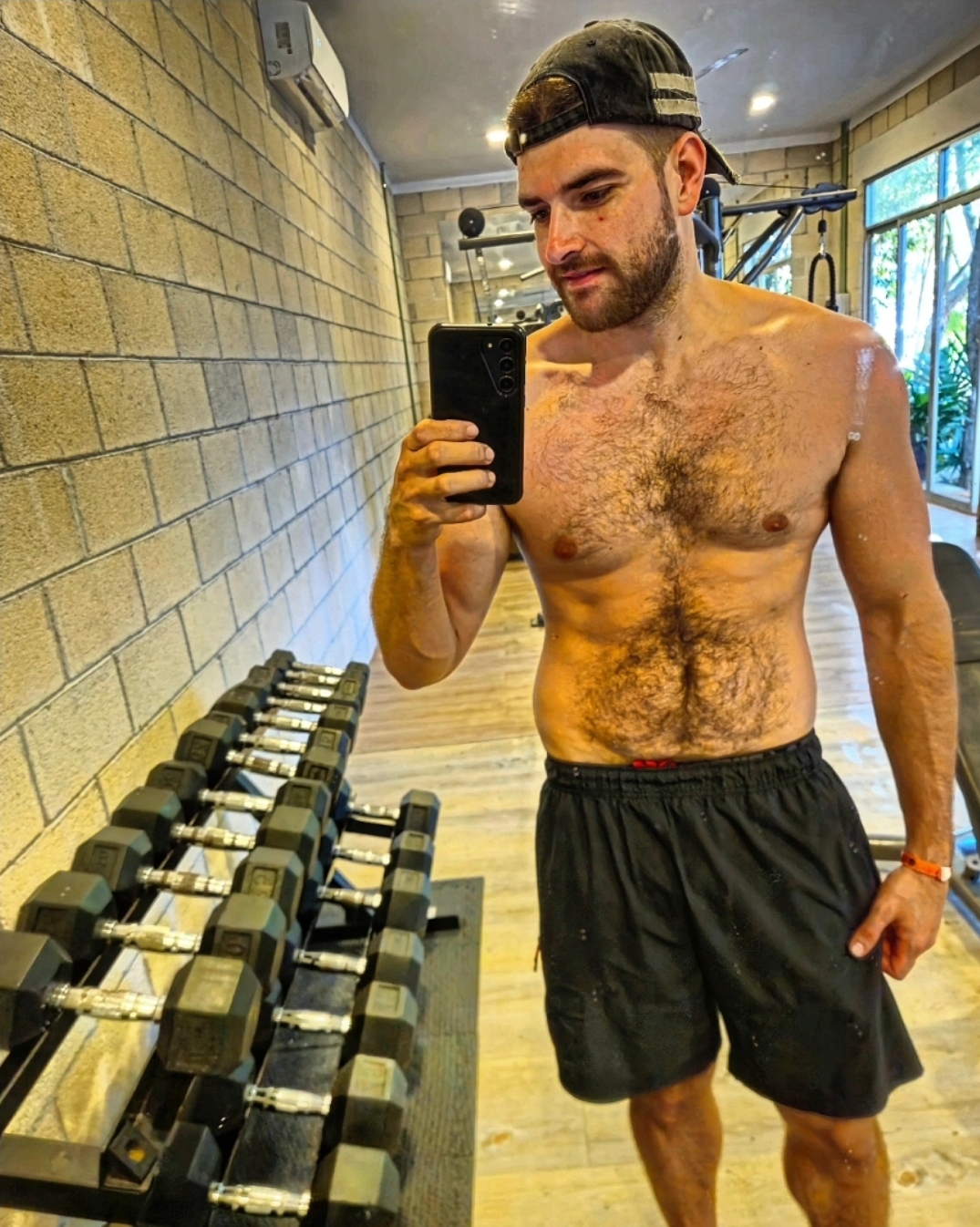 Maxime Paquette après une séance de musculation