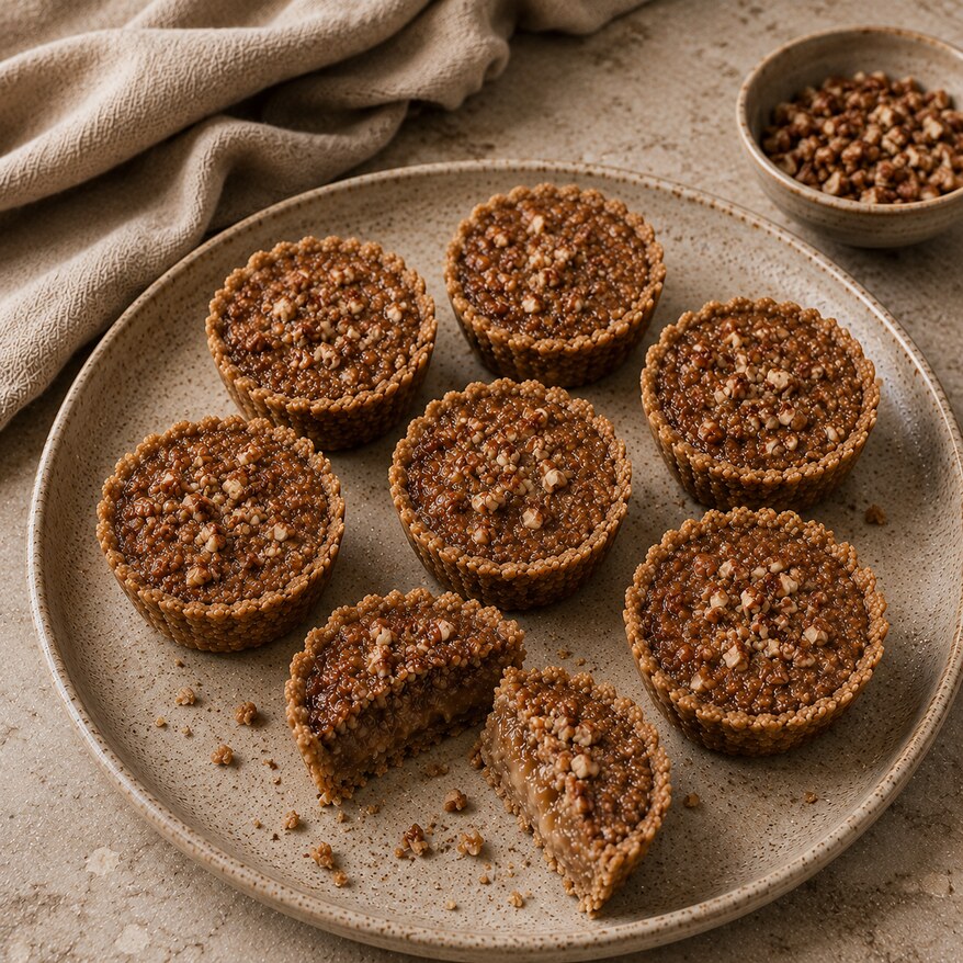 Mini tartes caramel et pacanes Signature