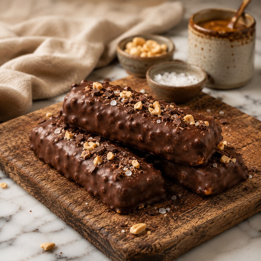 Snickers maison au caramel coulant